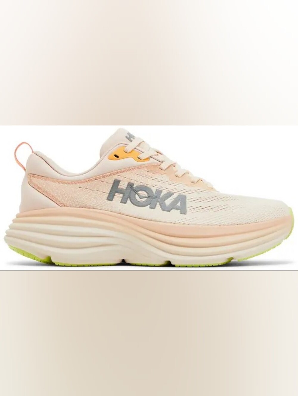 Hoka Bondi 8 'Cream Vanilla' Women's Size 10.5B - Picture 1 of 16